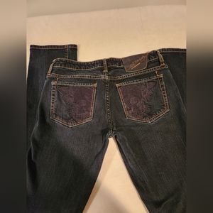Womens Ed Hardy Skull  pocket jeans size 30